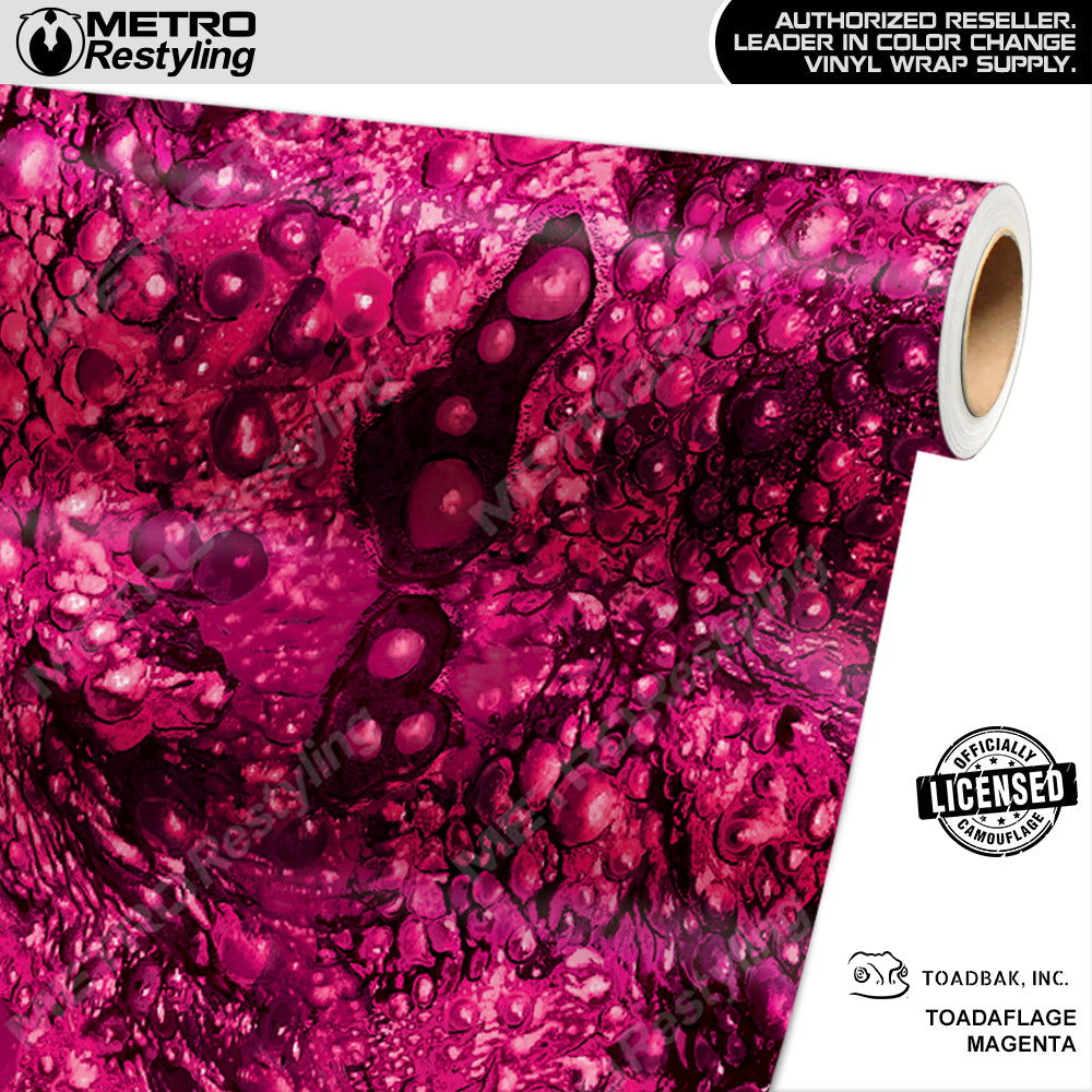 Toadaflage Magenta Camouflage Vinyl Wrap Film