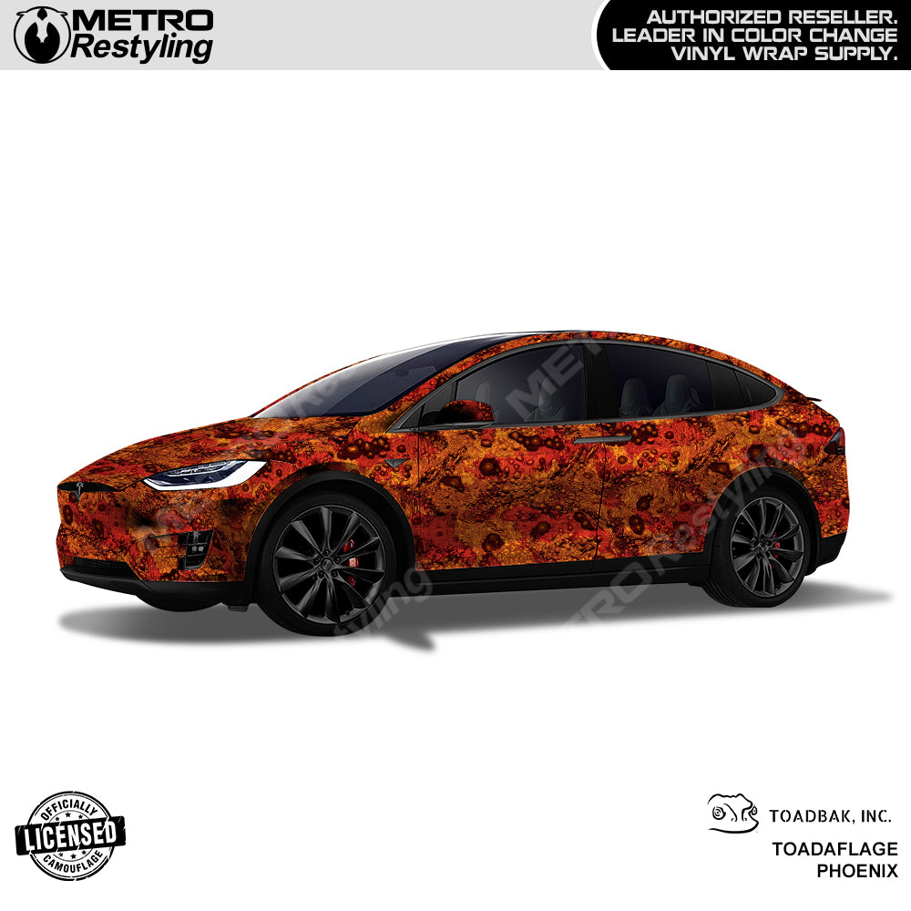 Toadaflage Phoenix Camo car wrap