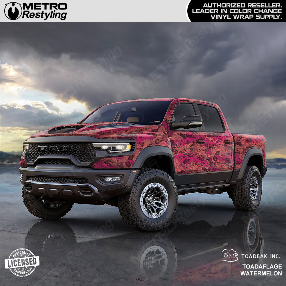 Toadaflage Watermelon Camouflage Vinyl Wrap Film