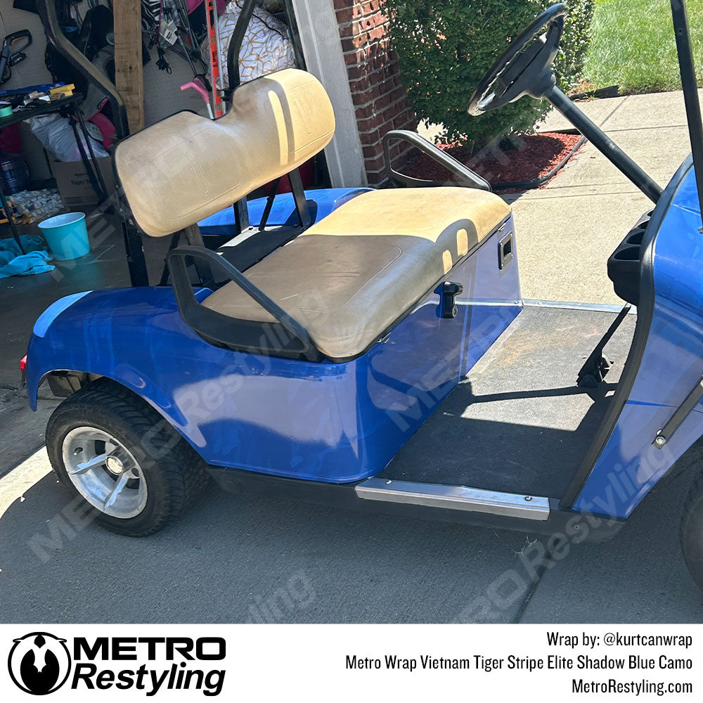camo golf cart wrap