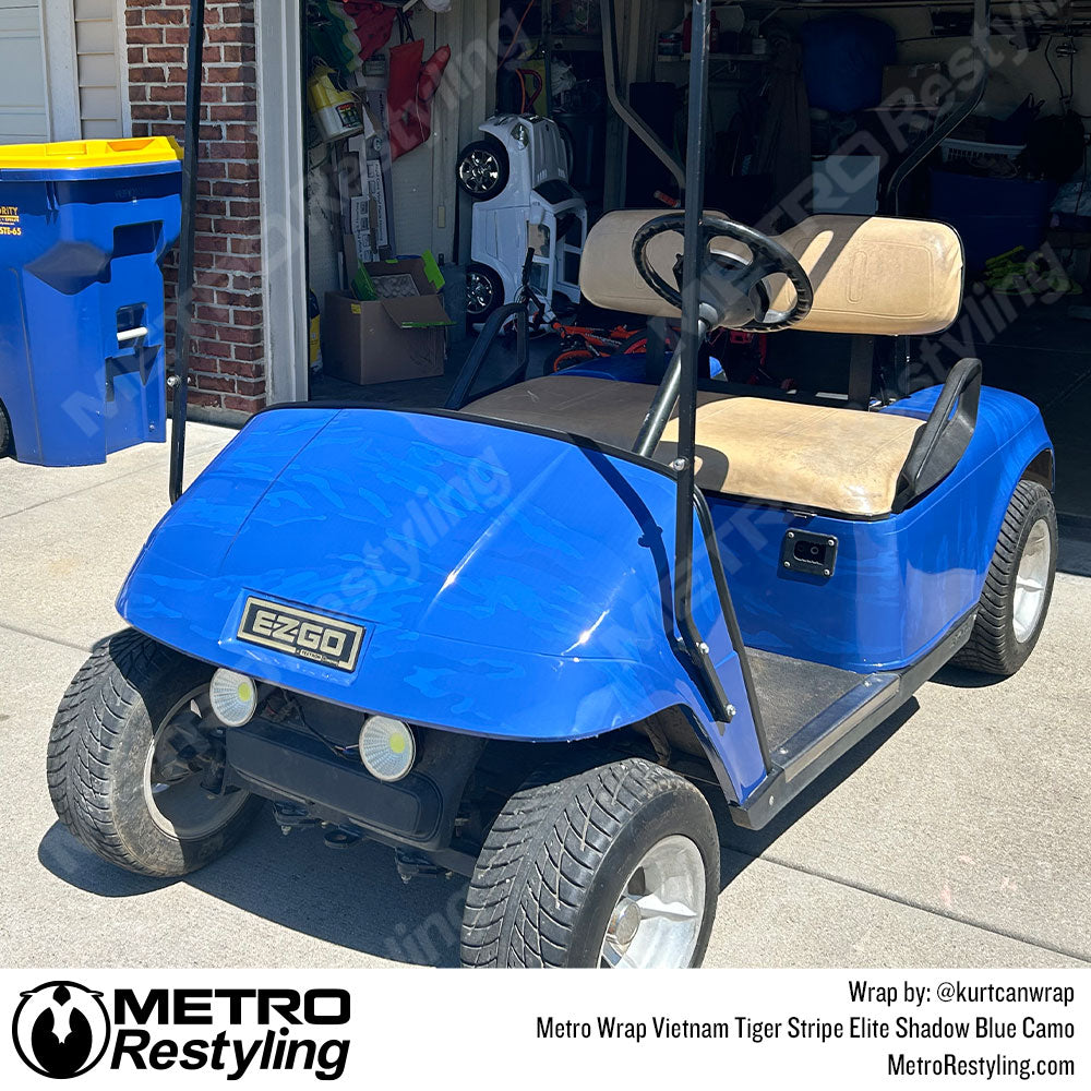 vietnam stripe golf cart wrap