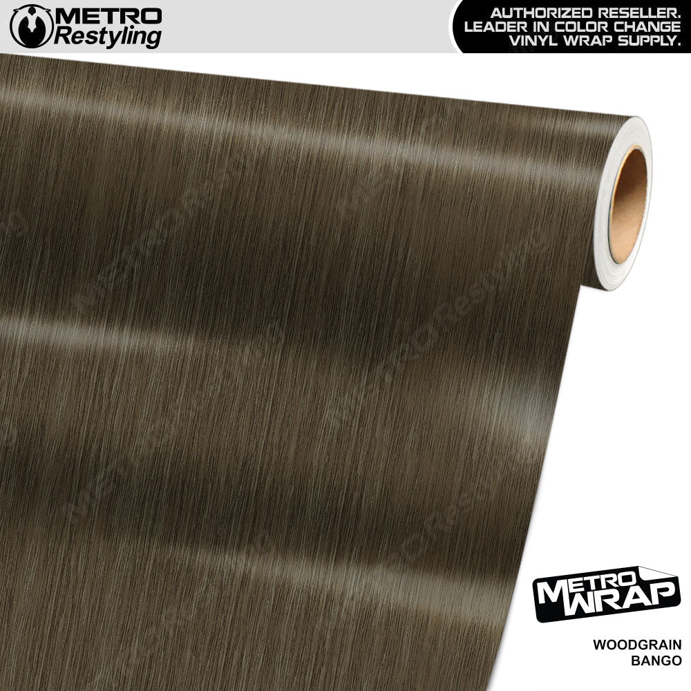 Metro Wrap Woodgrain Bango Vinyl Film