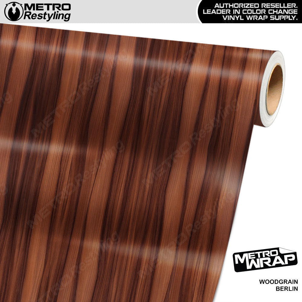 Metro Wrap Woodgrain Berlin Vinyl Film
