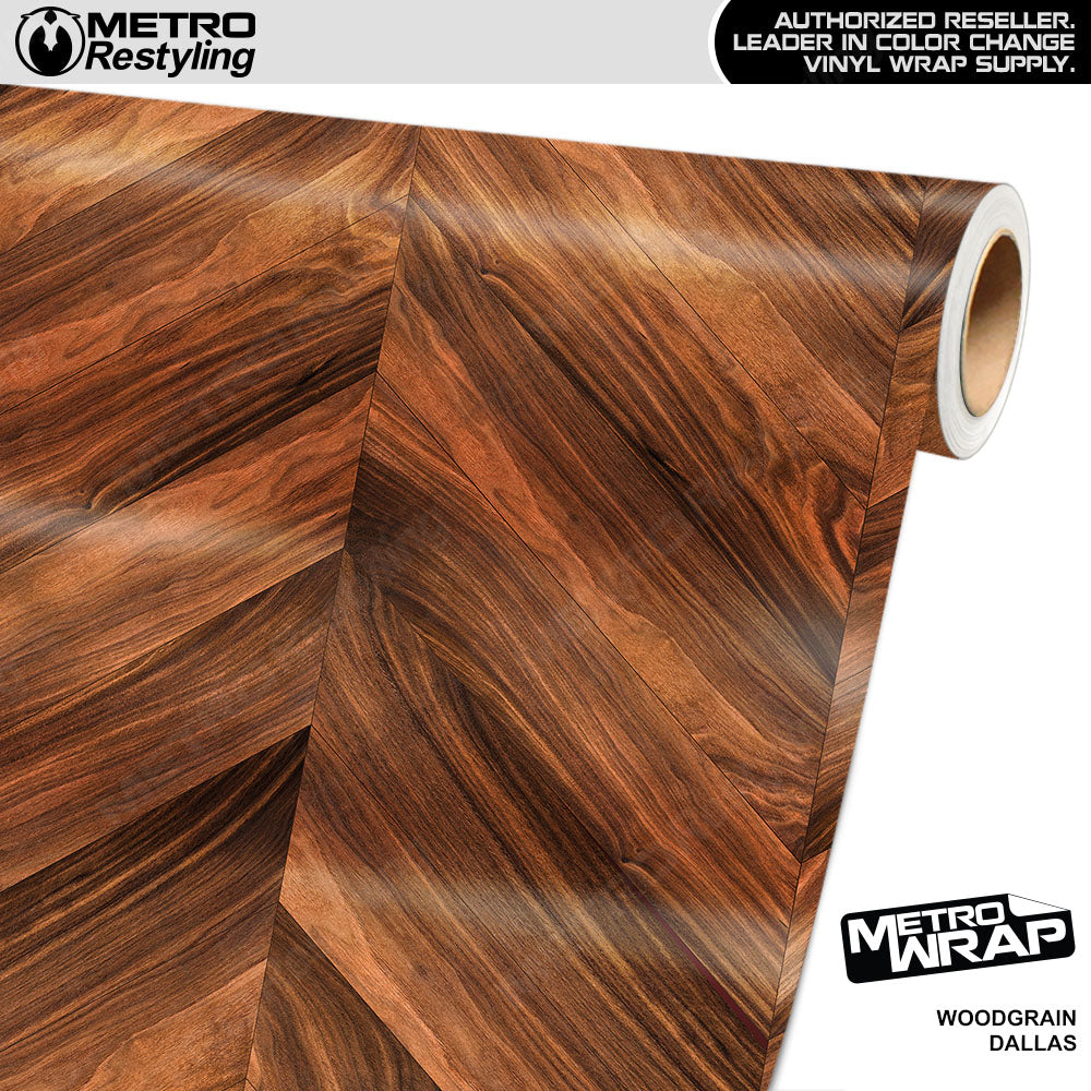 Metro Wrap Woodgrain Dallas Vinyl Film
