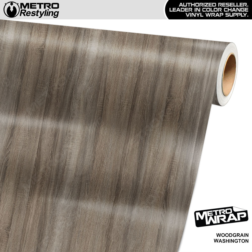Metro Wrap Woodgrain Washington Vinyl Film