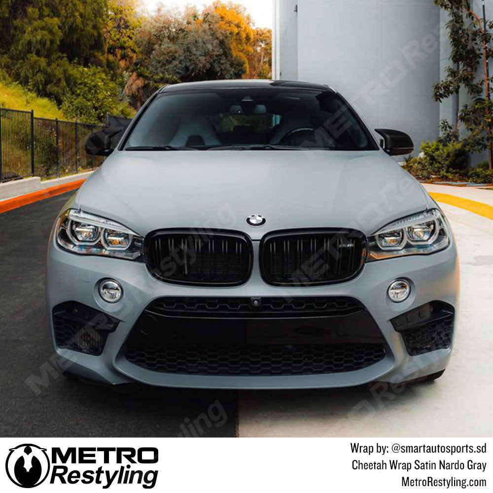 Satin Nardo Gray bmw wrap