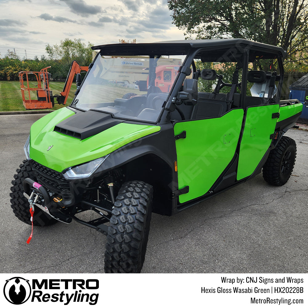 green atv wrap