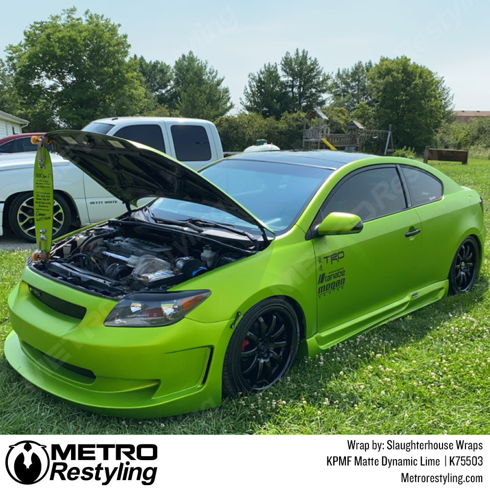 green matte wrap