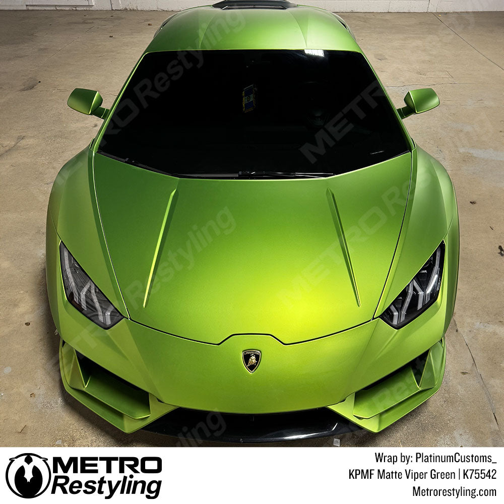 green lamborghini wrap