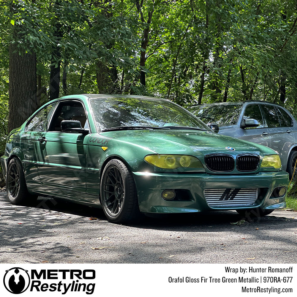 Gloss Green Wrap Bmw