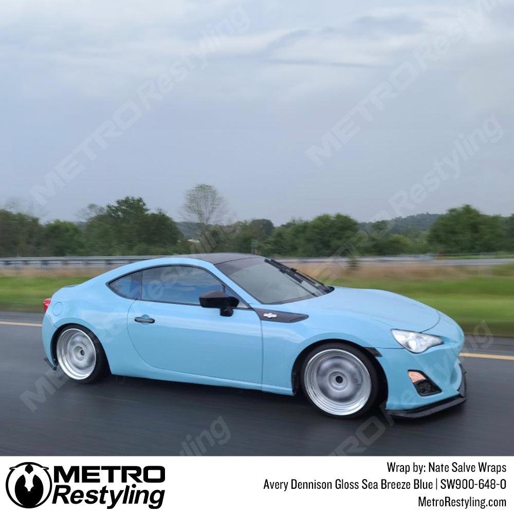sea breeze vinyl car wrap