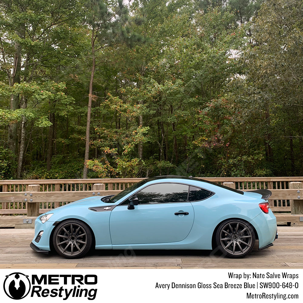 sea breeze vinyl car wrap