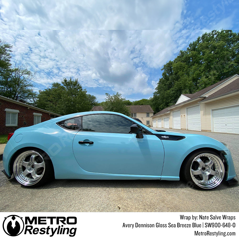 sea breeze vinyl car wrap