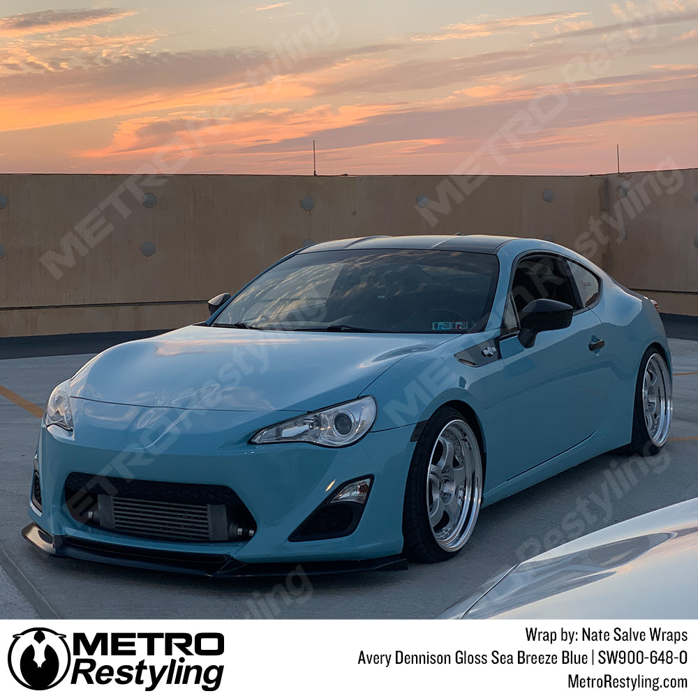 sea breeze vinyl car wrap