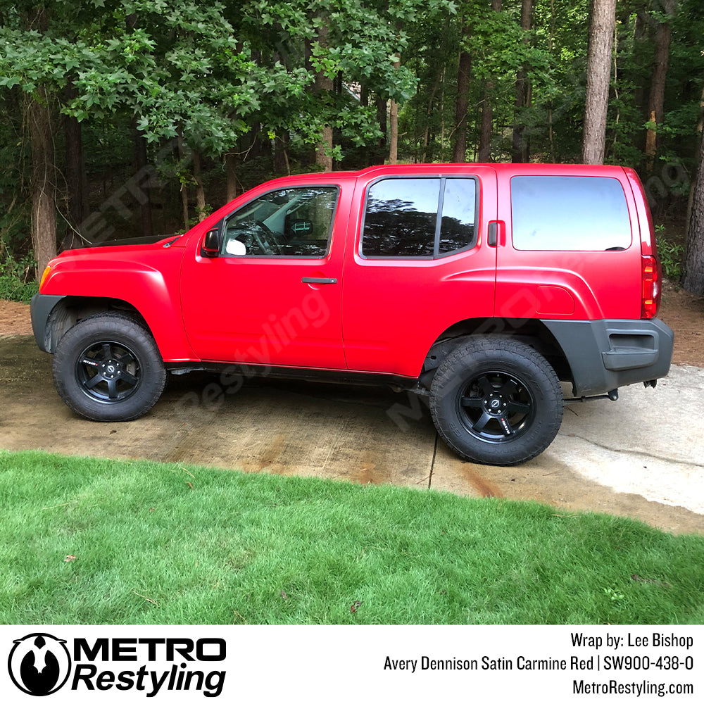 Red Vinyl Car Wrap