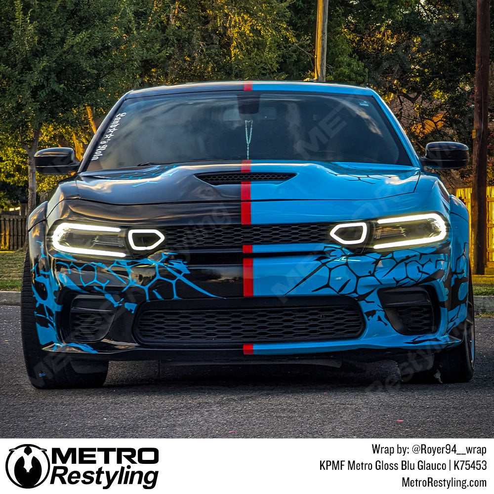 KPMF K75500 Metro Gloss Blu Glauco Vinyl Wrap | K75453