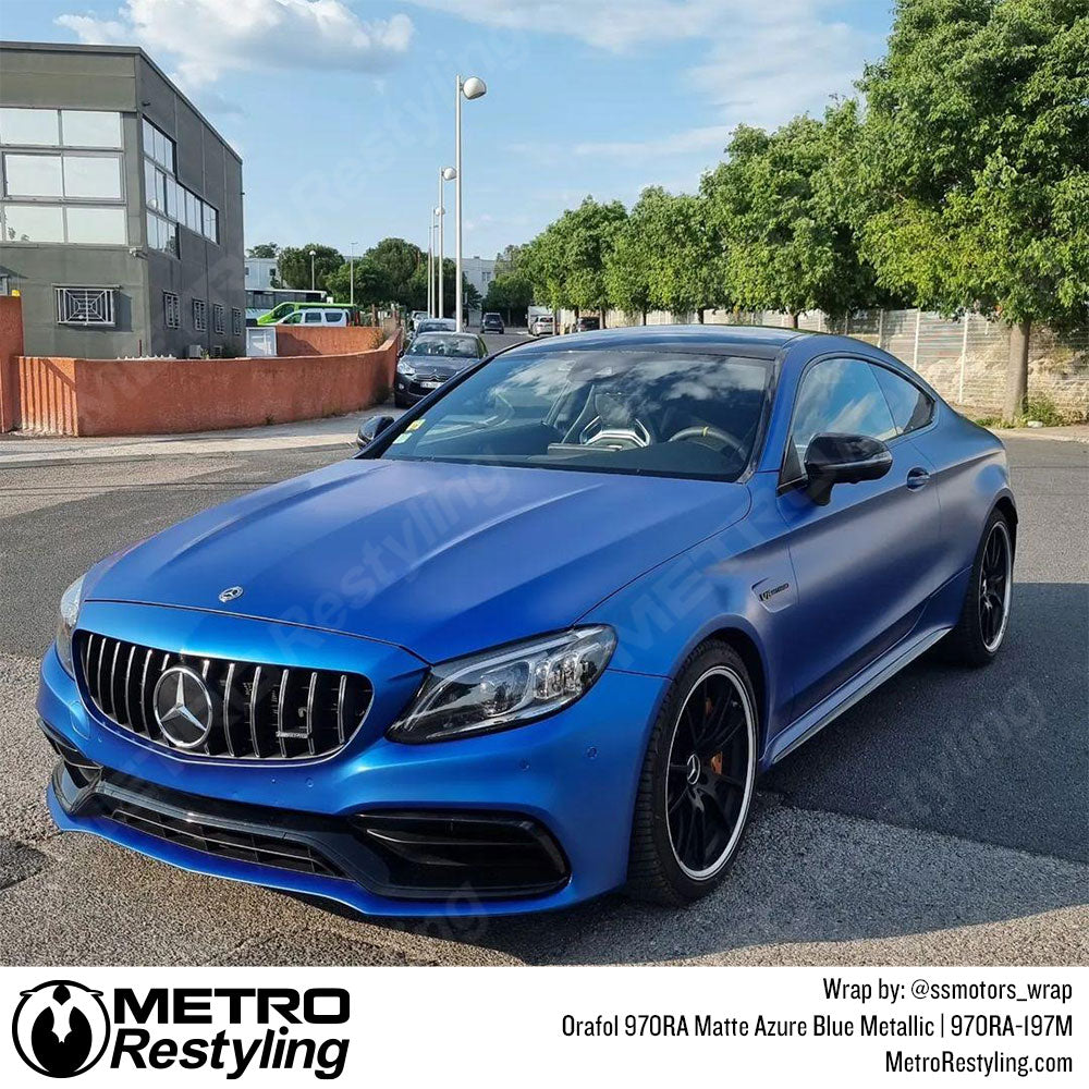 bluse vinyl car wrap