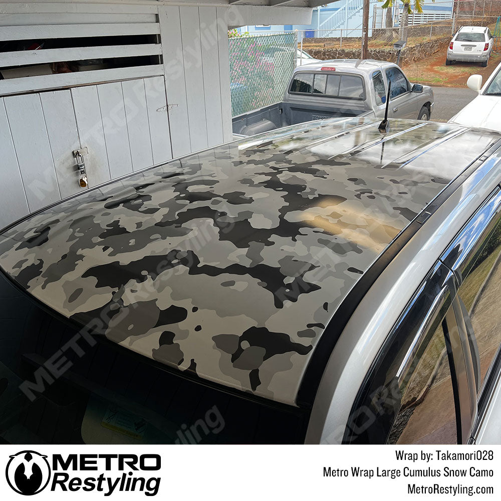 Large Cumulus Snow Subaru Forester Vinyl Wrap