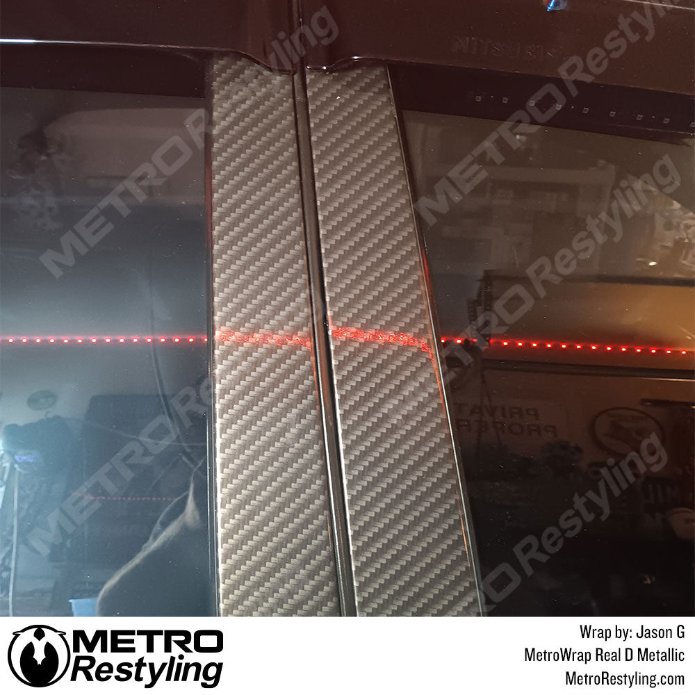 Metro Wrap Real D Metallic Carbon Fiber Vinyl Film