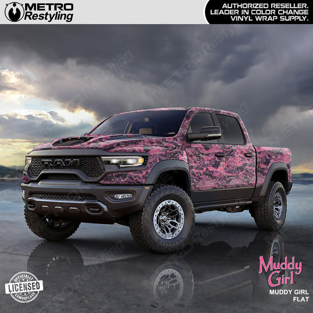 Muddy Girl Flat Truck Wrap