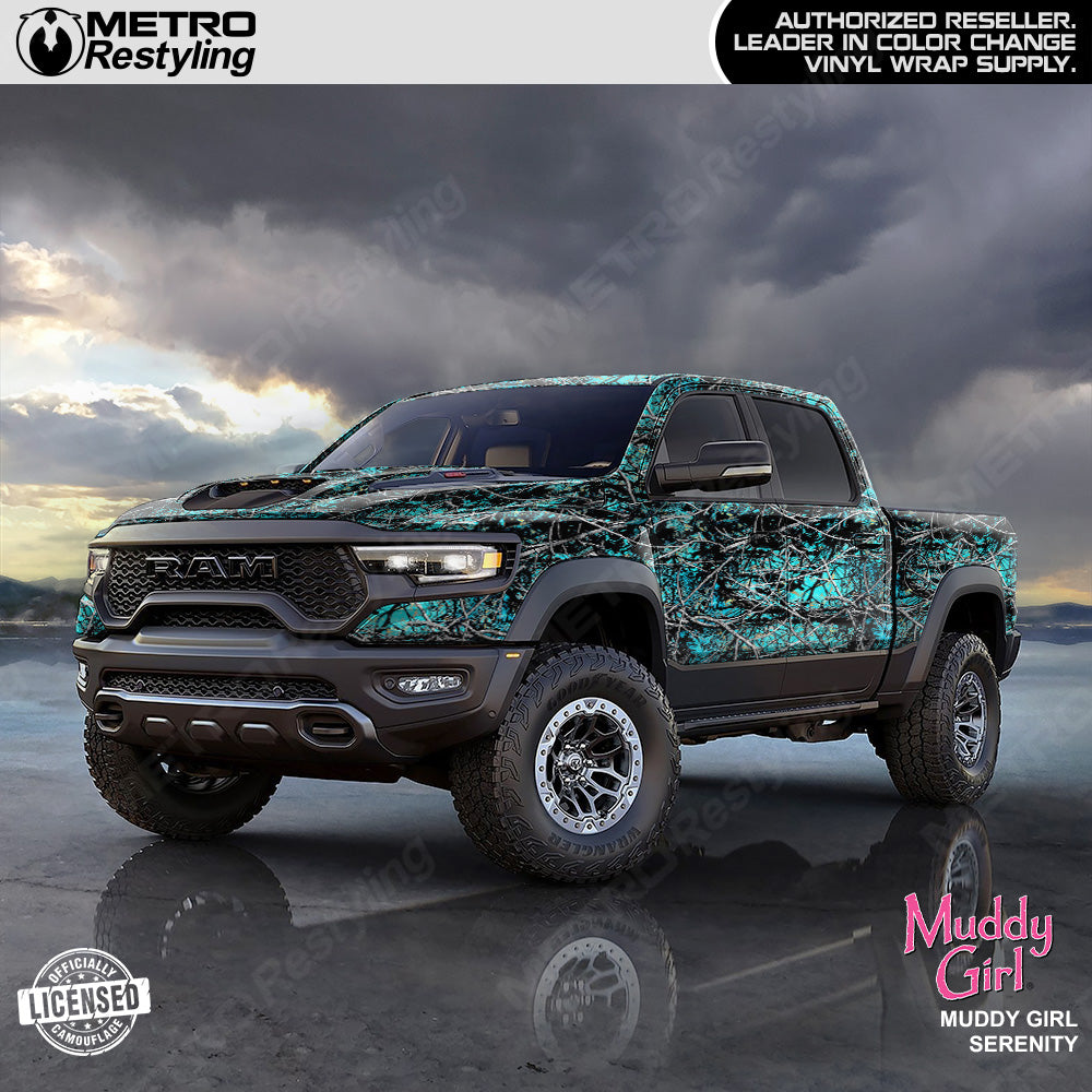 Muddy Girl Serenity Camouflage Truck Wrap