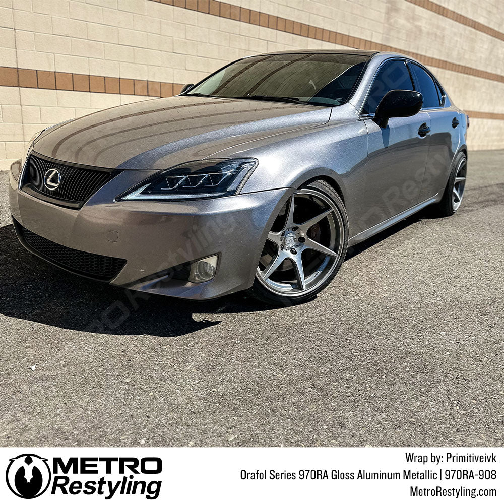 Oracal Gloss Aluminum Lexus LS350 Vinyl Wrap