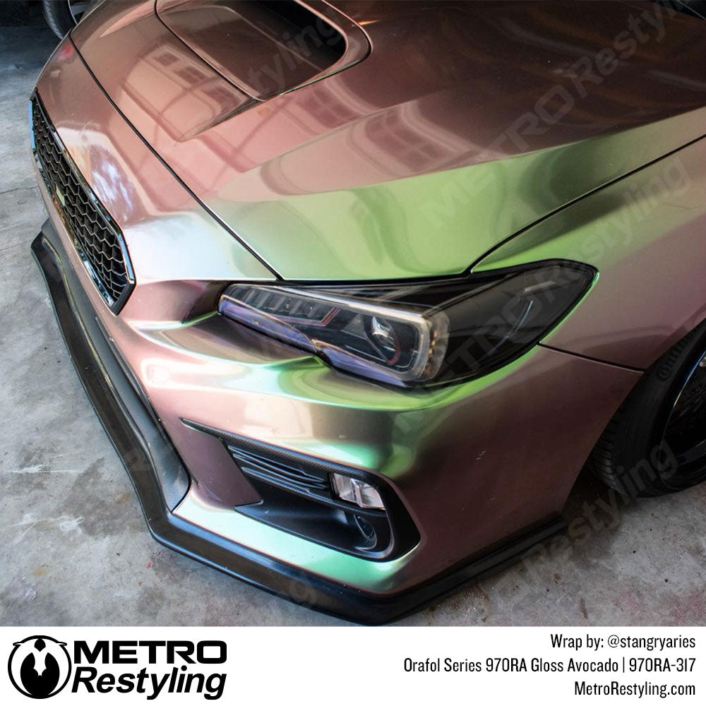 Gloss Avocado Subaru WRX Vinyl Wrap