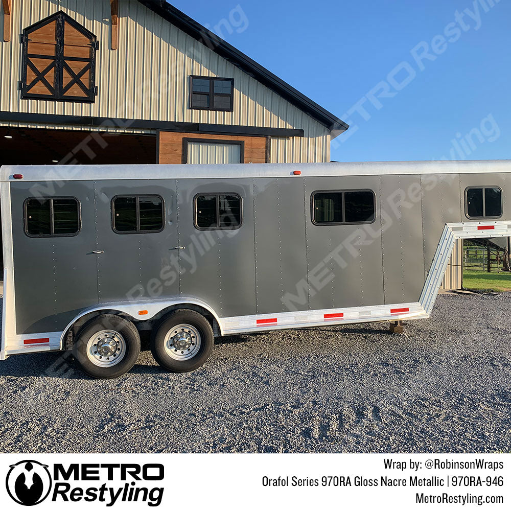 Graphite Trailer Vinyl Wrap
