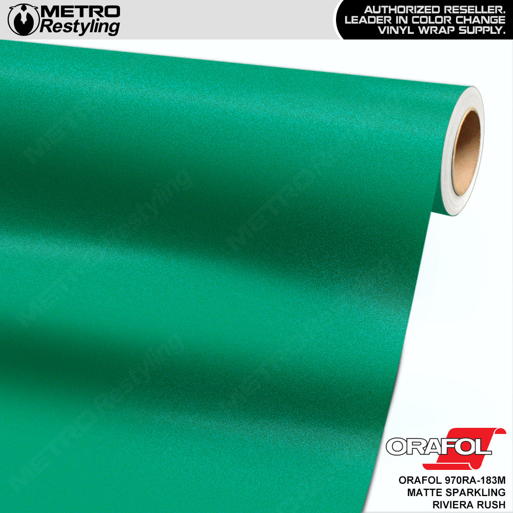 Orafol Matte Sparkling Riviera Rush Vinyl Wrap | Metro Restyling