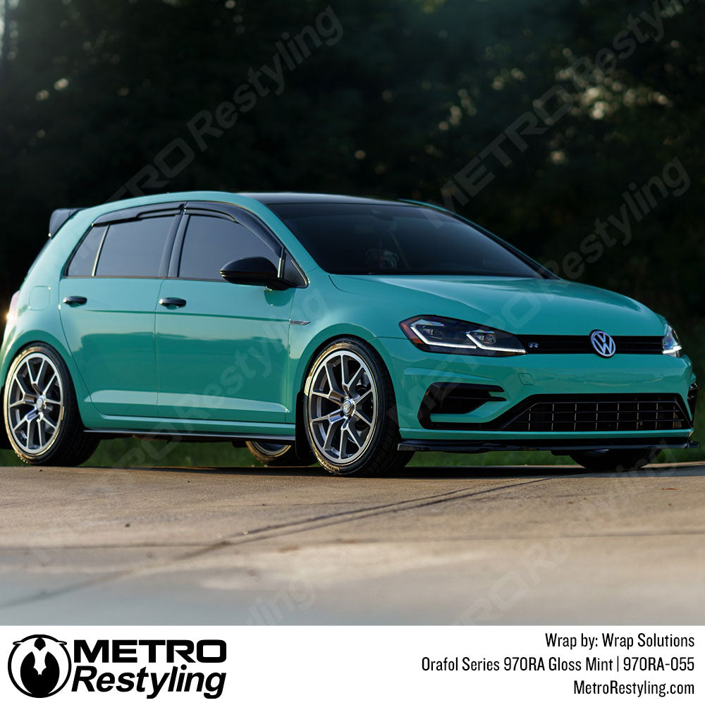 Blue Volkswagen wrap