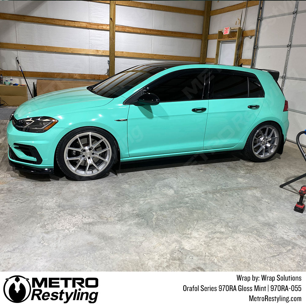 gloss mint volkswagen wrap
