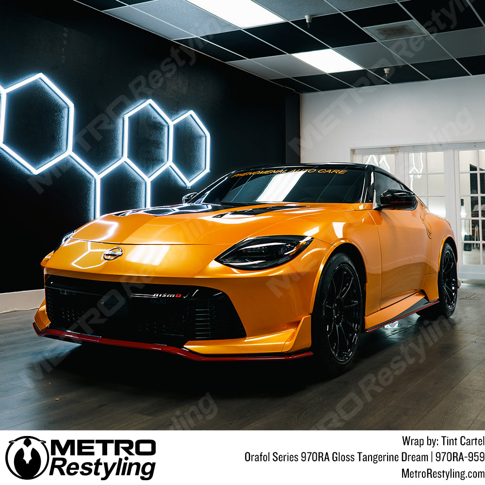 Orange Nissan
