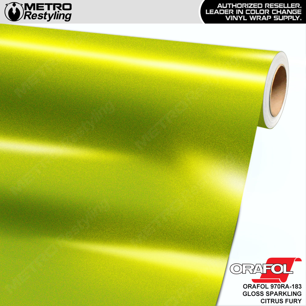 Orafol Gloss Sparkling Citrus Fury Vinyl Wrap | Metro Restyling