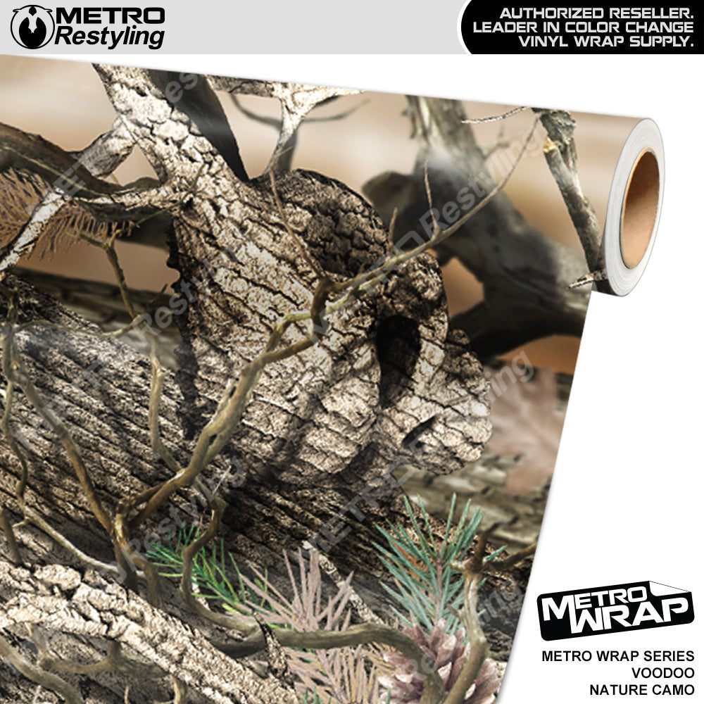 Metro Wrap HD Voodoo Nature Camouflage Vinyl Film - Avery Dennison Film - Gloss Finish | BLOWOUT STOCK | (5 sq ft) | 456831