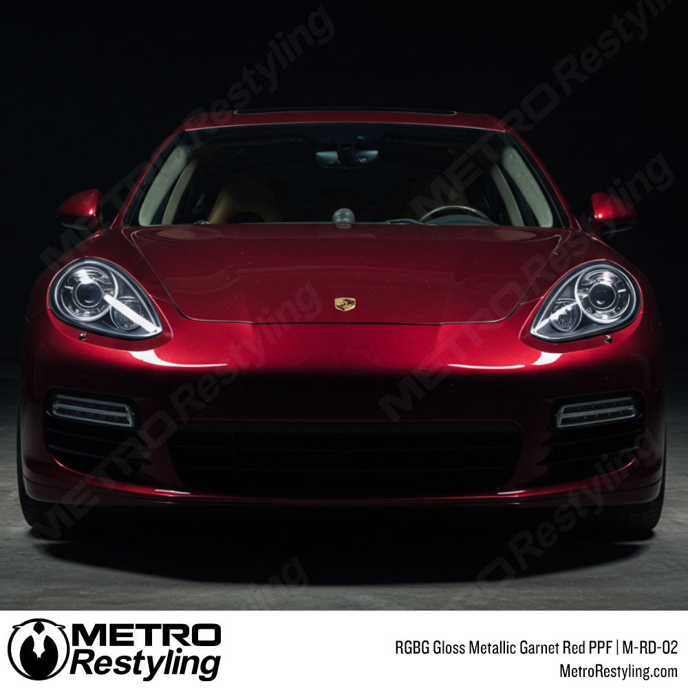 RGBG Gloss Metallic Garnet Red Colored PPF | M-RD-02