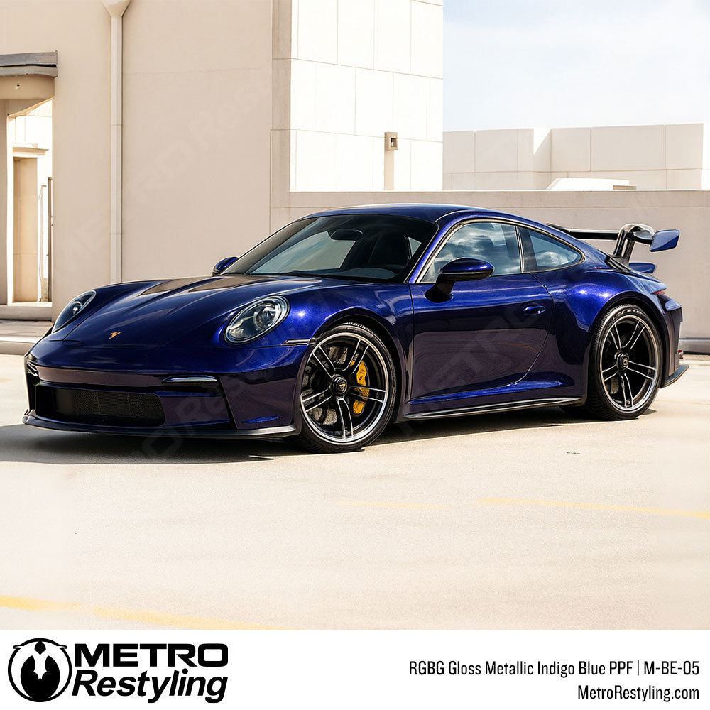 RGBG Gloss Metallic Indigo Blue Colored PPF | M-BE-05