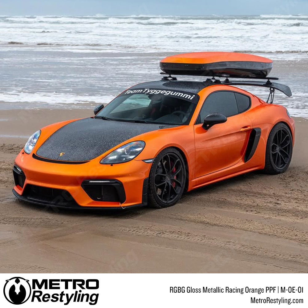 RGBG Gloss Metallic Racing Orange Colored PPF | M-OE-01