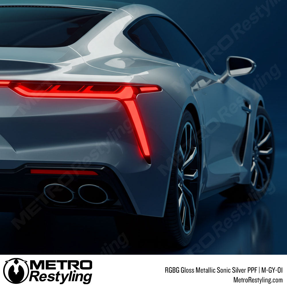 RGBG Gloss Metallic Sonic Silver Colored PPF | M-GY-01