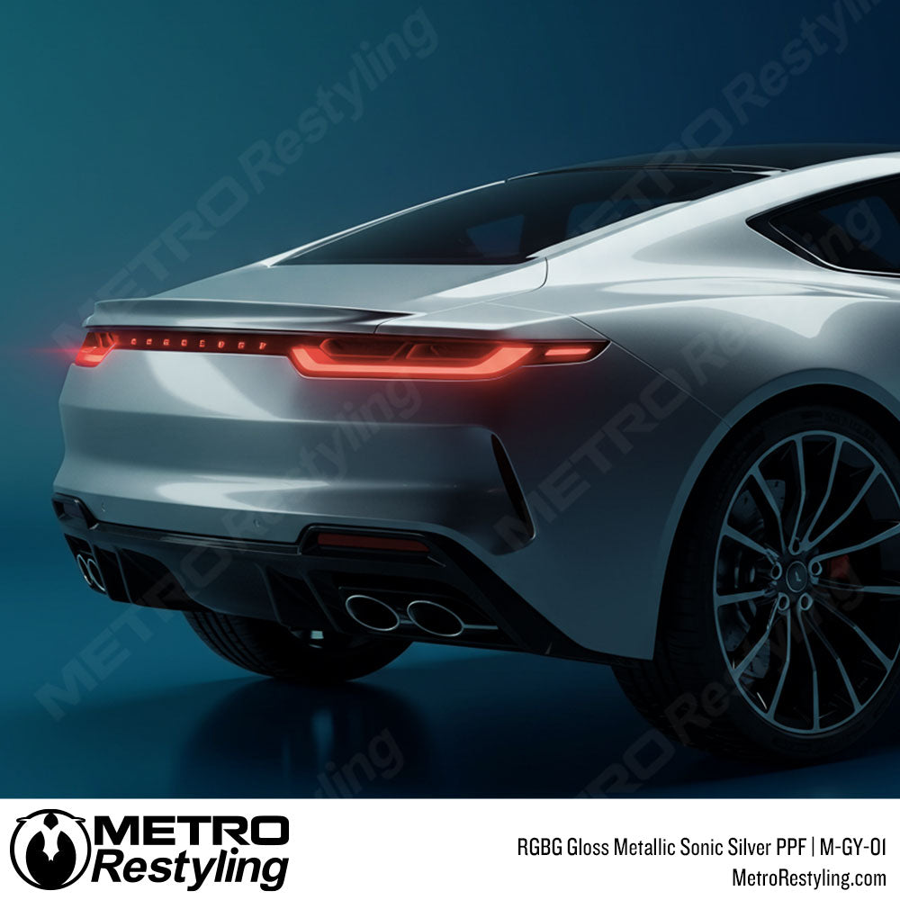 RGBG Gloss Metallic Sonic Silver Colored PPF | M-GY-01