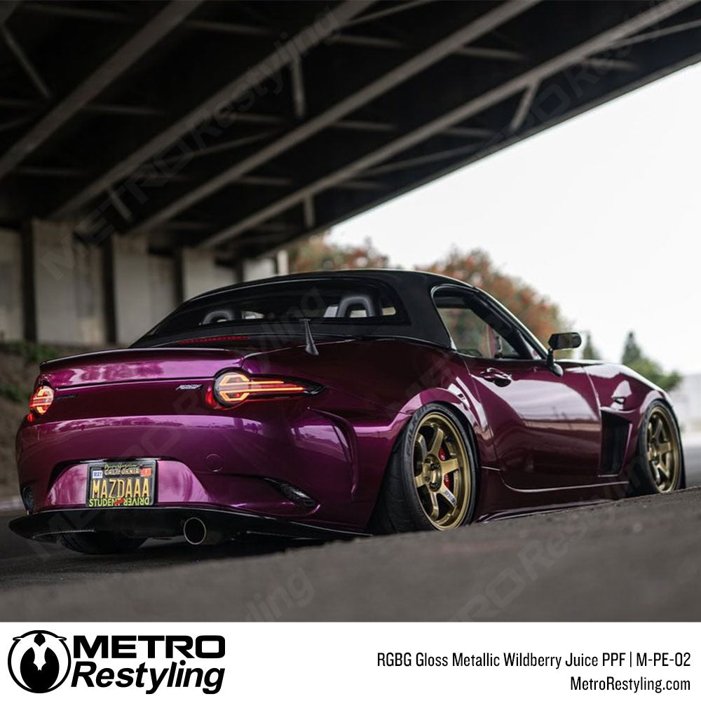 RGBG Gloss Metallic Wildberry Juice Colored PPF | M-PE-02