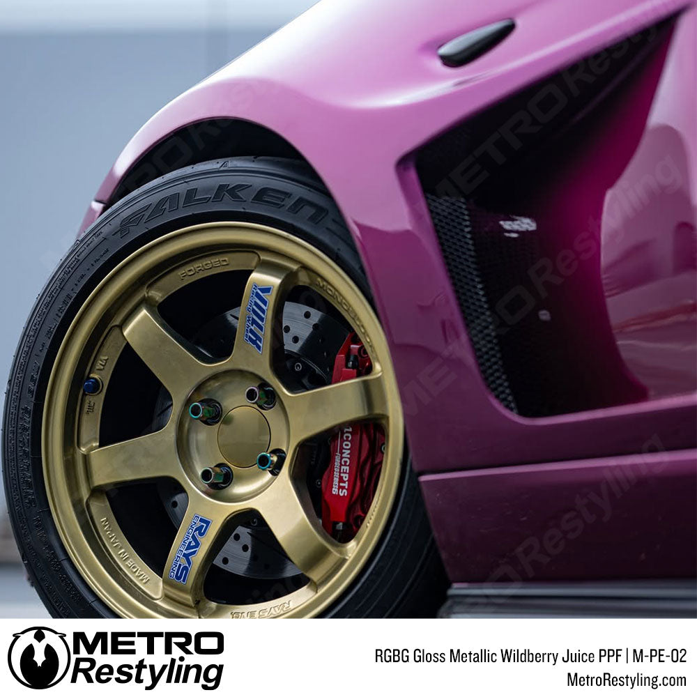 RGBG Gloss Metallic Wildberry Juice Colored PPF | M-PE-02