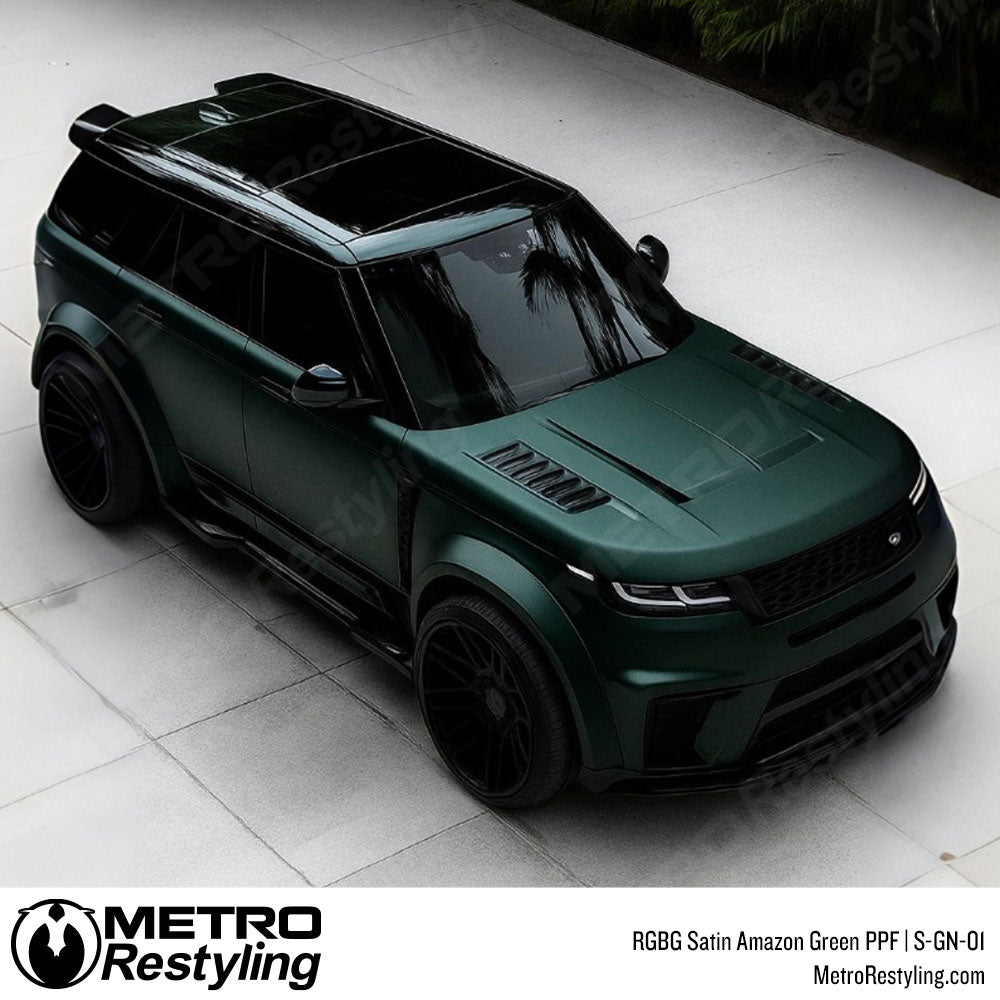 RGBG Satin Amazon Green Colored PPF | S-GN-01