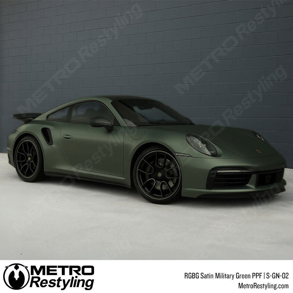 RGBG Satin Military Green Colored PPF | S-GN-02