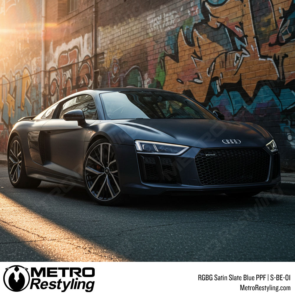RGBG Satin Slate Blue Colored PPF | S-BE-01