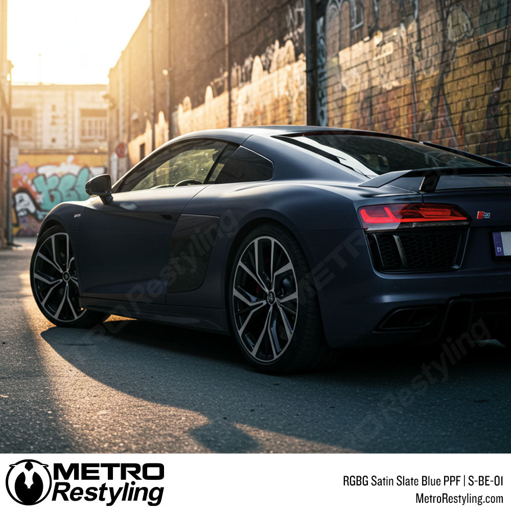 RGBG Satin Slate Blue Colored PPF | S-BE-01