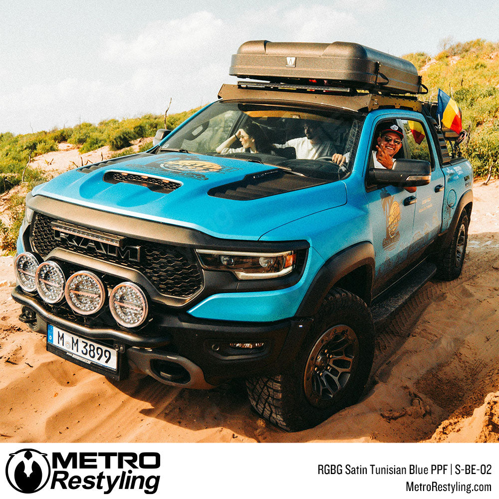 RGBG Satin Tunisian Blue Colored PPF | S-BE-02