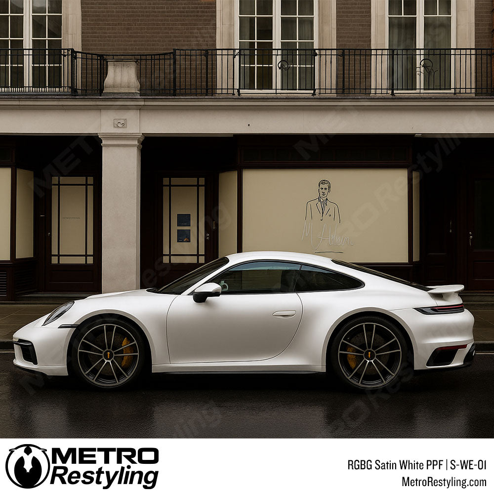 RGBG Satin White Colored PPF | S-WE-01