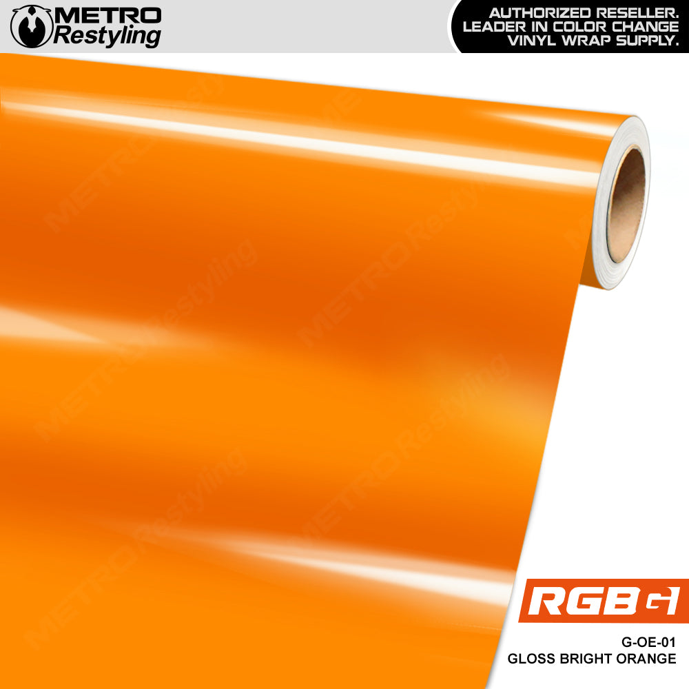 RGBG Gloss Bright Orange Colored PPF | G-OE-01