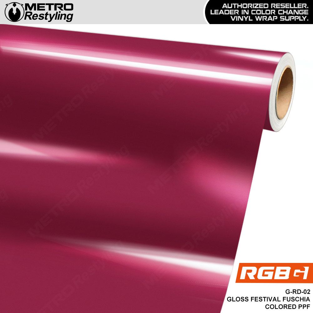 RGBG Gloss Festival Fuschia Colored PPF | G-RD-02