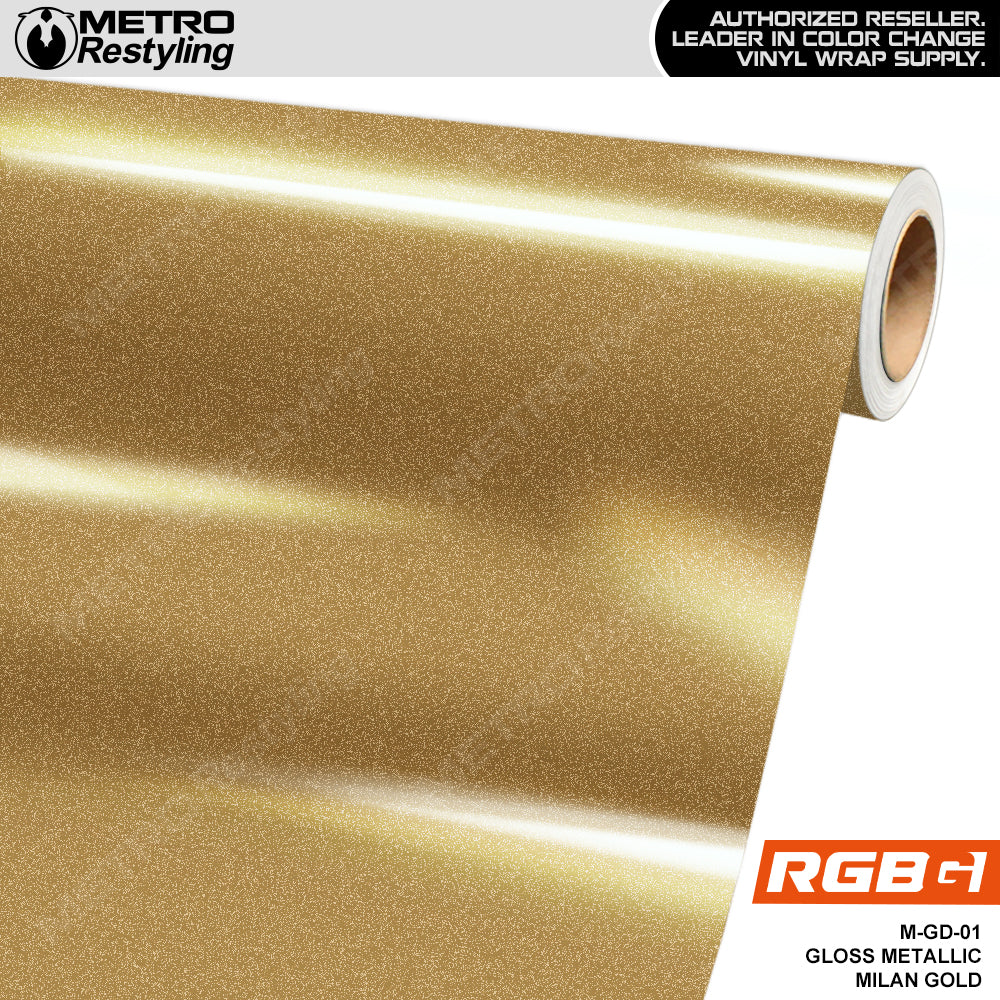 RGBG Gloss Metallic Milan Gold Colored PPF | M-GD-010